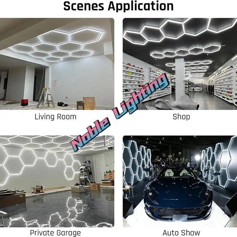 Geometric LED Workshop Lights