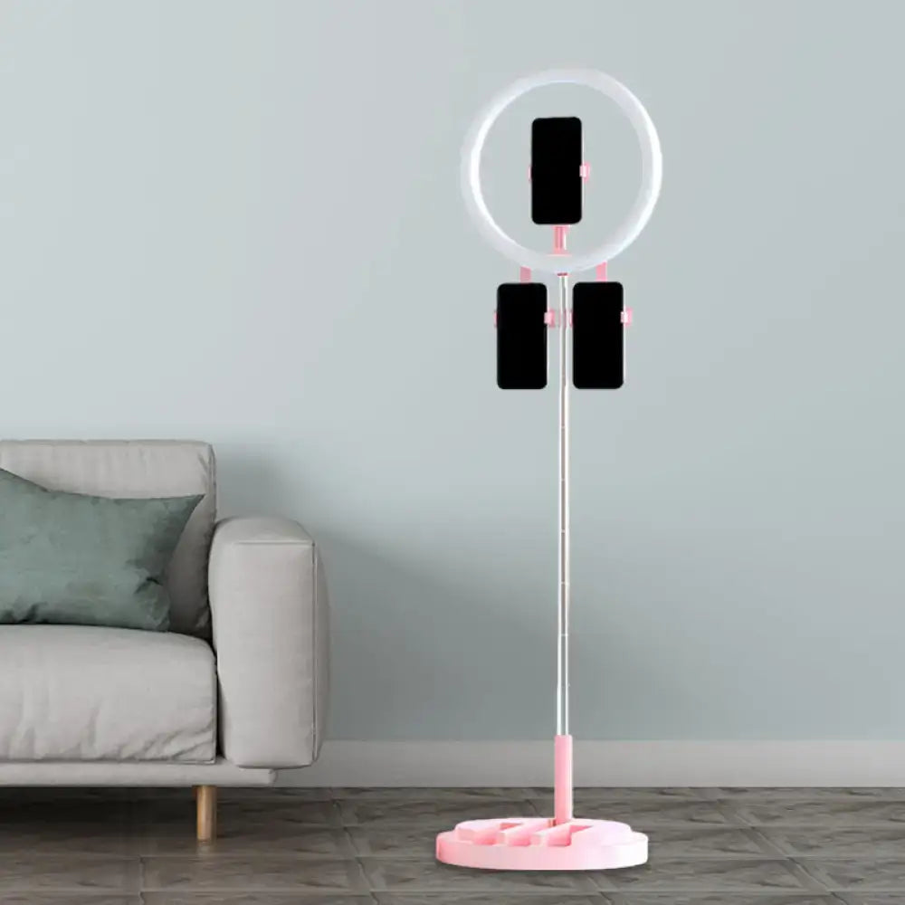 Pink Metal Ring Light