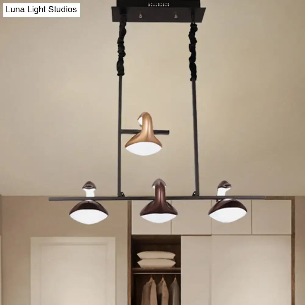 Multicolored Acrylic Pendant Light