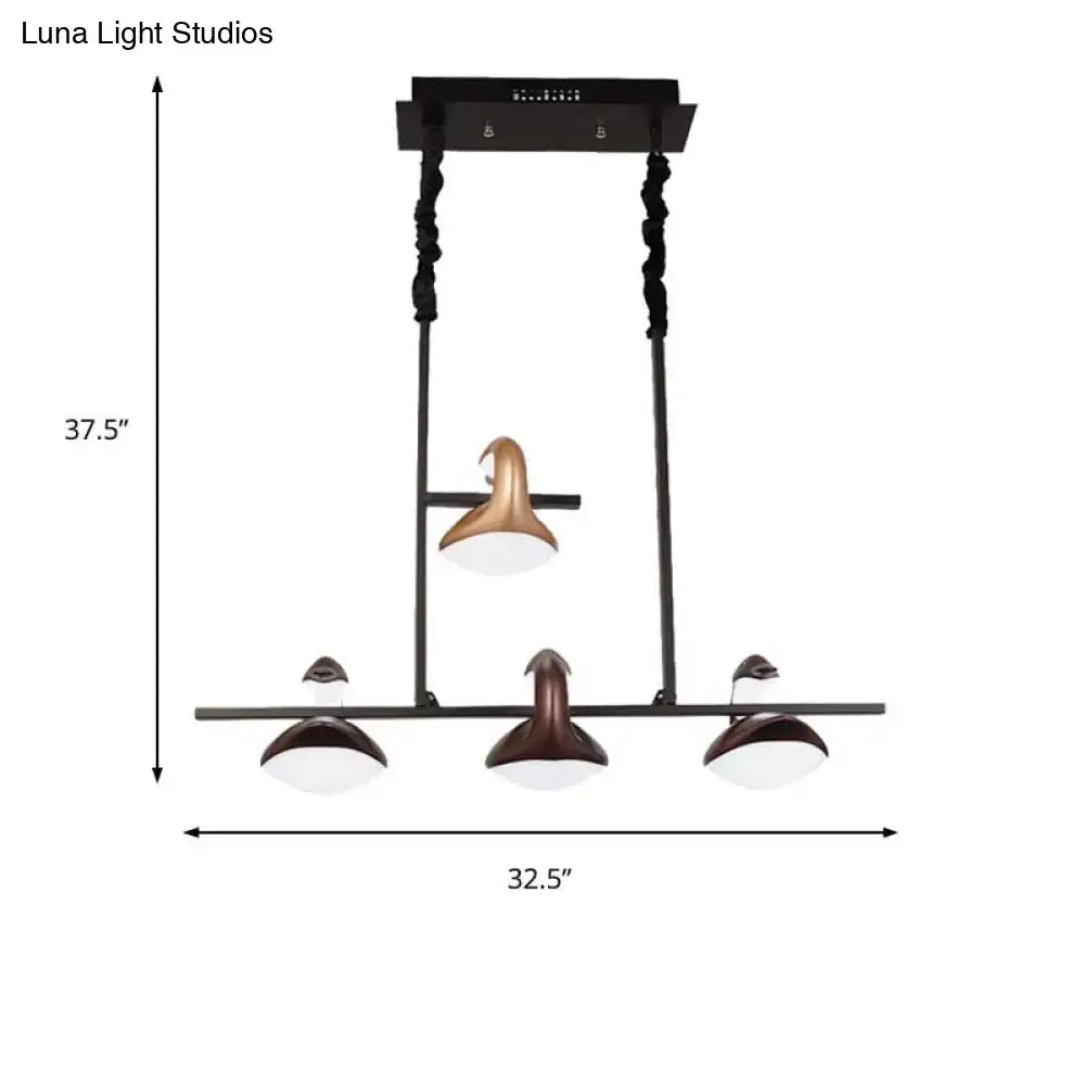 Multicolored Acrylic Pendant Light