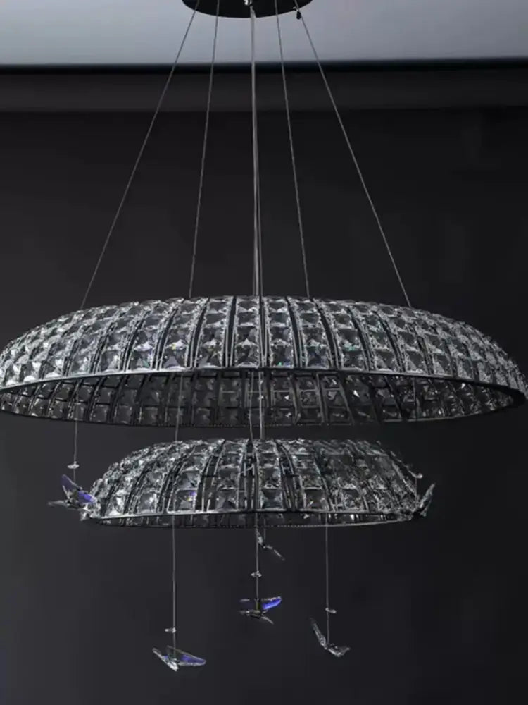 Crystal Butterfly Chandelier