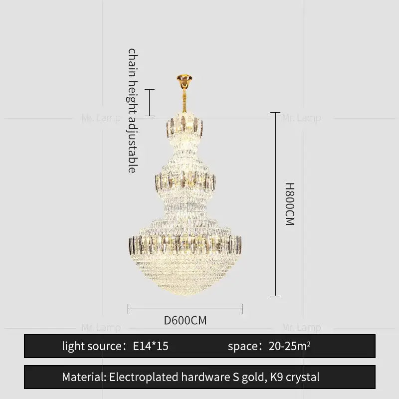 Luxury Crystal Dining Chandelier