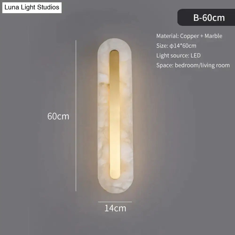 Gold Marble Wall Lamp