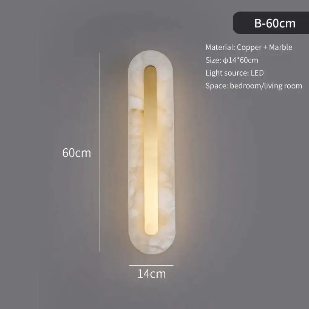 Gold Marble Wall Lamp