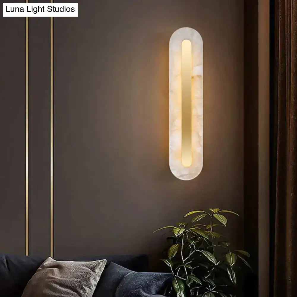 Gold Marble Wall Lamp