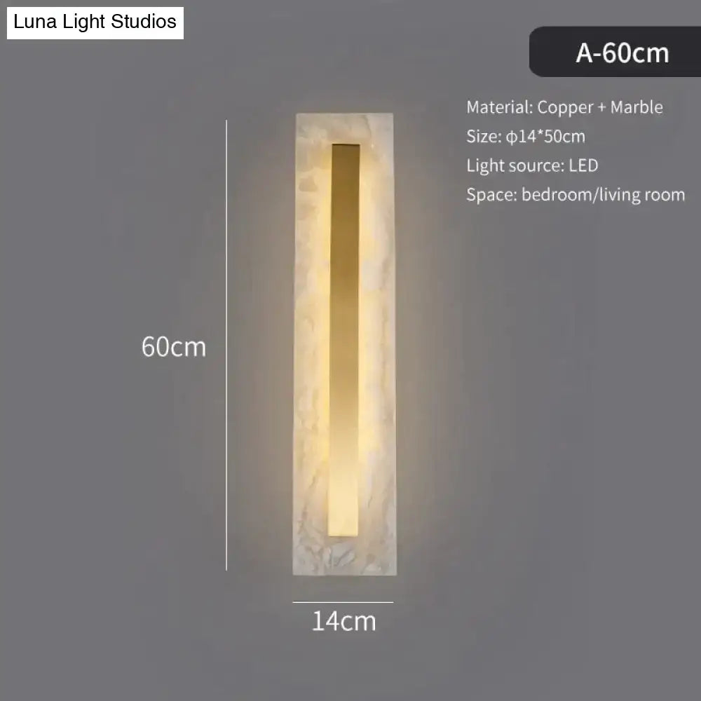 Gold Marble Wall Lamp