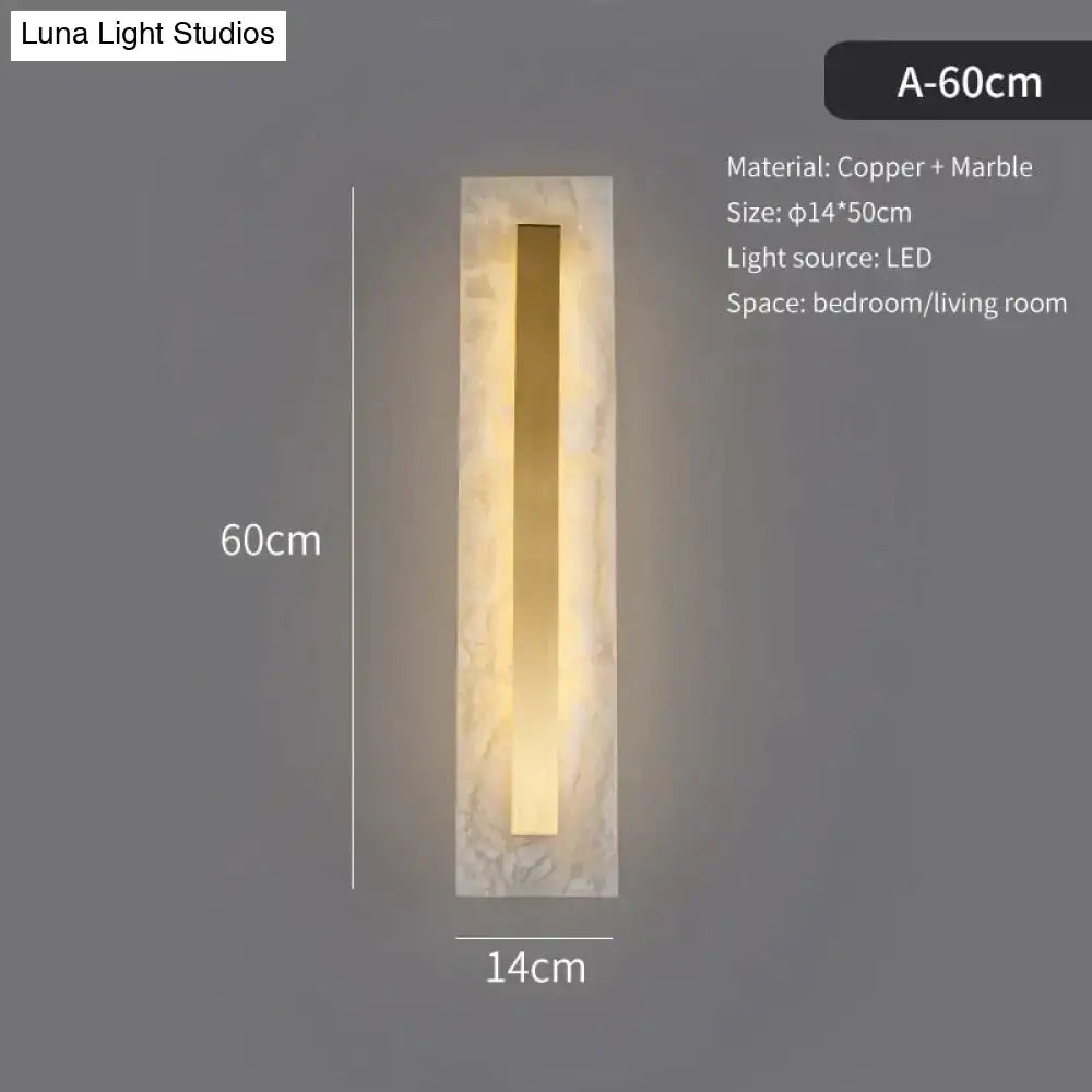 Gold Marble Wall Lamp