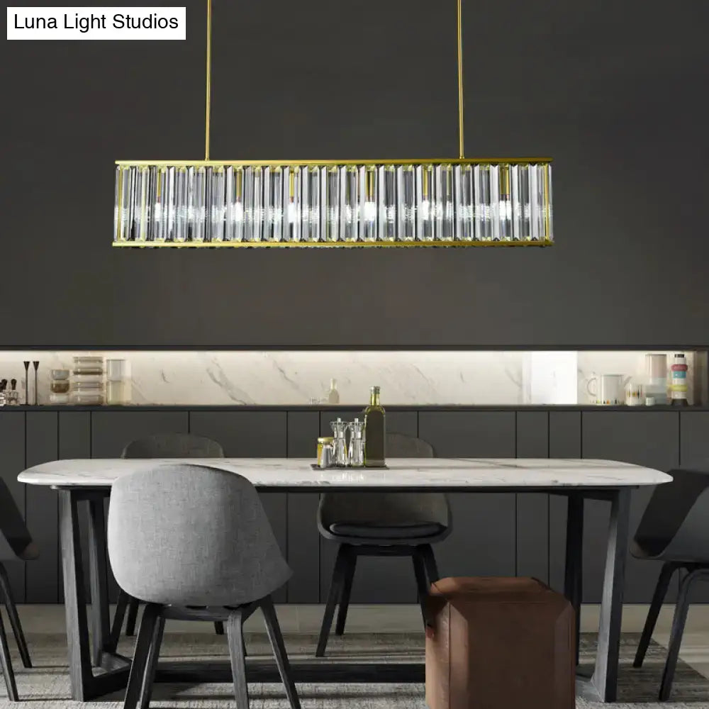 Gold Crystal Rod Island Light