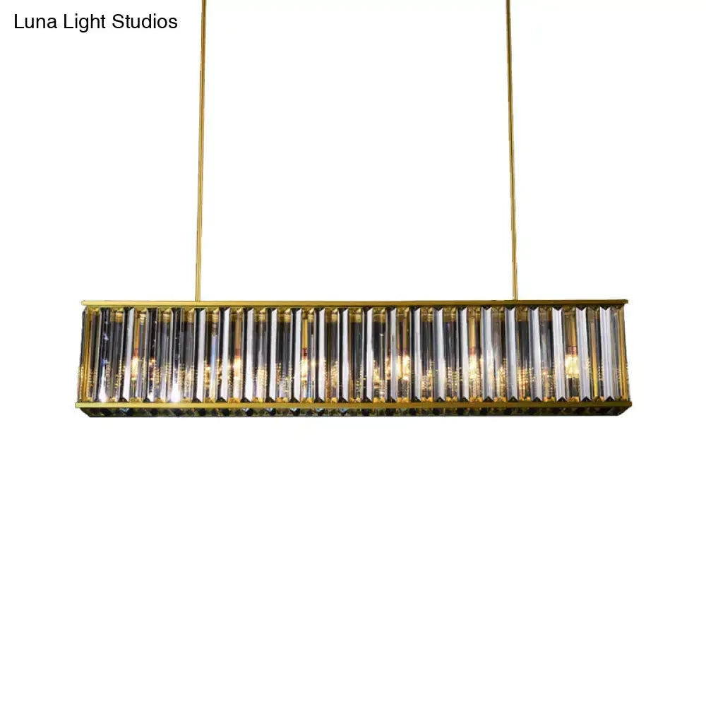 Gold Crystal Rod Island Light