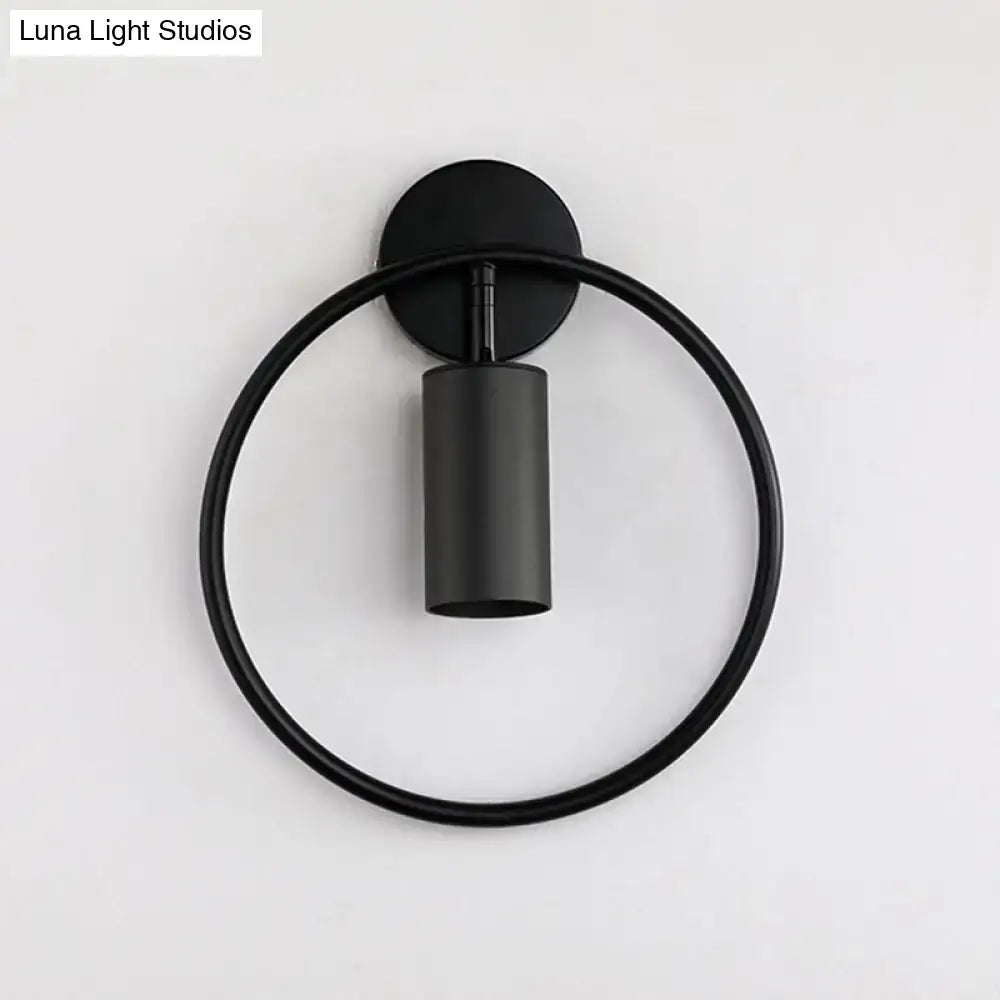 Gold Halo Ring Wall Sconce