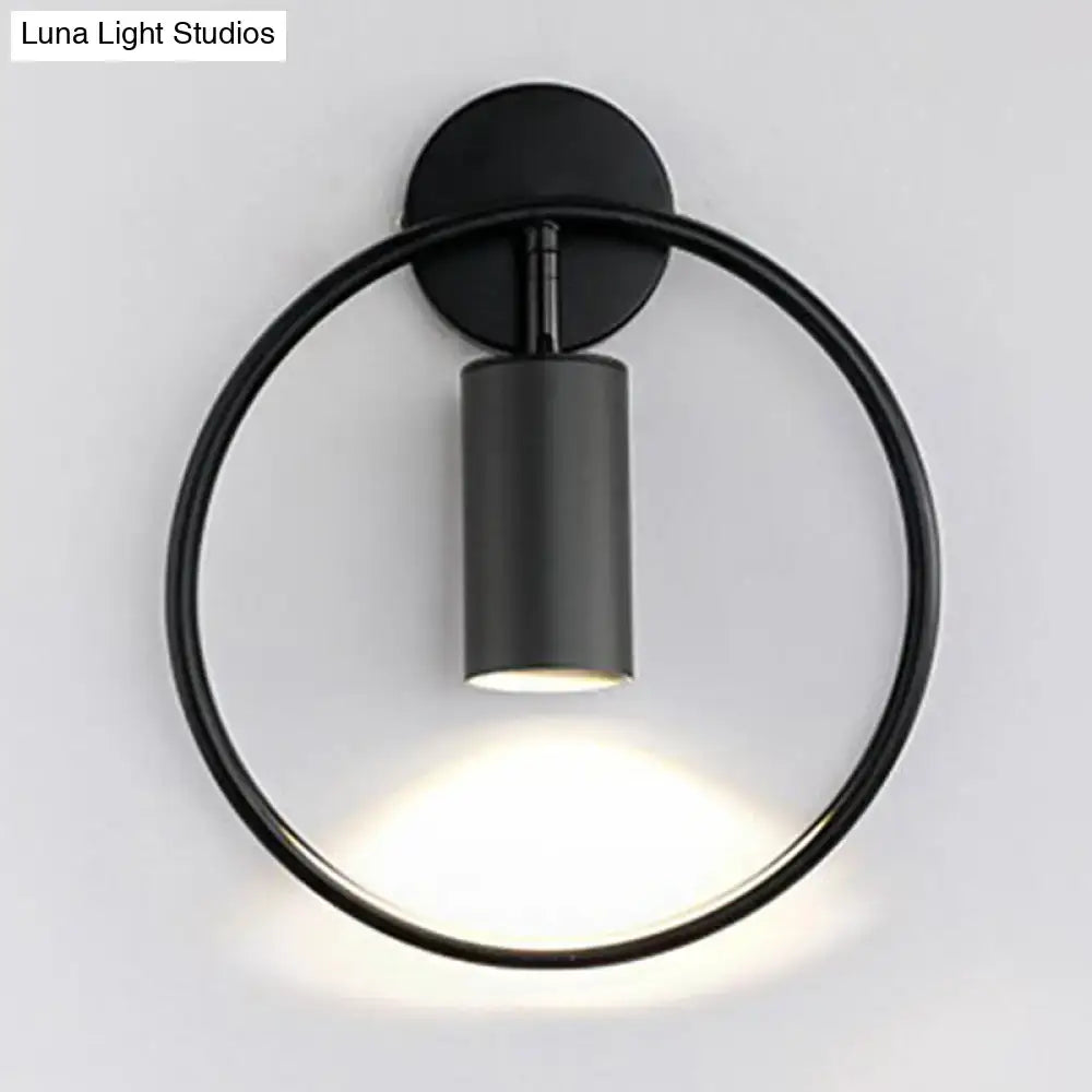 Gold Halo Ring Wall Sconce