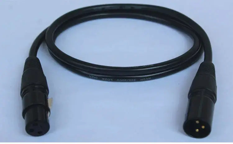 Black Shielded DMX Cables
