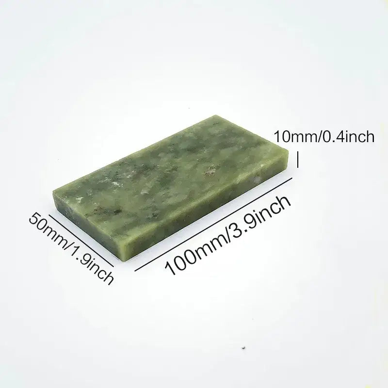 Green Stone Knife Sharpener
