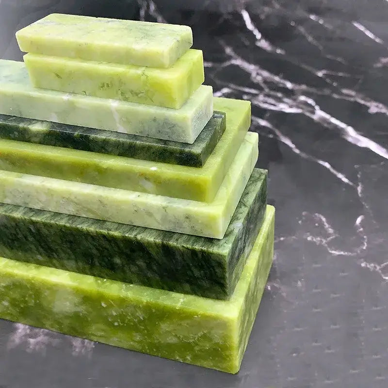 Green Stone Knife Sharpener