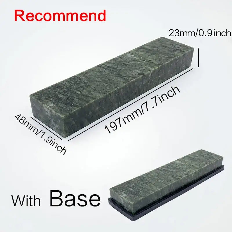 Green Stone Knife Sharpener