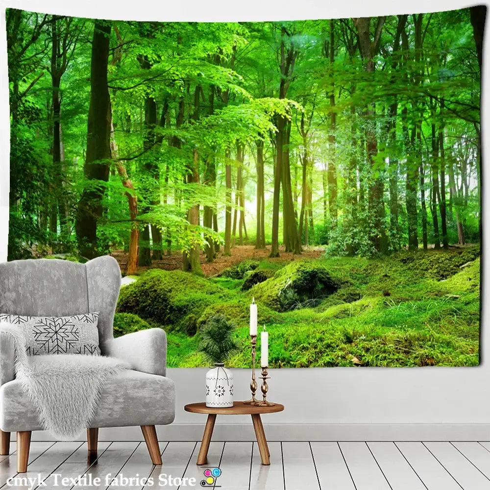 Bamboo Forest Wall Tapestry