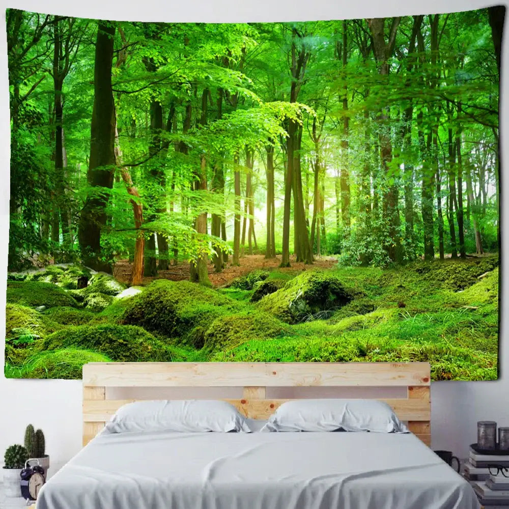 Bamboo Forest Wall Tapestry