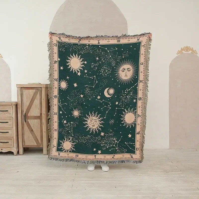 Ethnic Sofa Blanket Tapestry