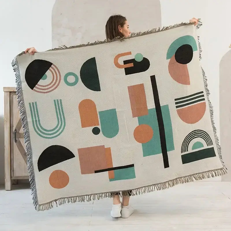Ethnic Sofa Blanket Tapestry