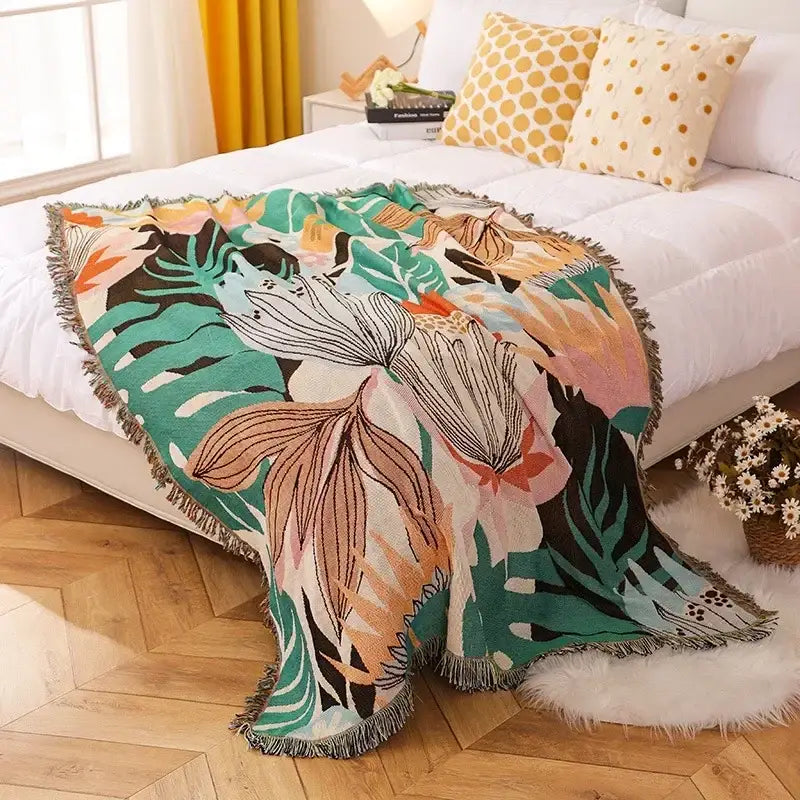 Ethnic Sofa Blanket Tapestry