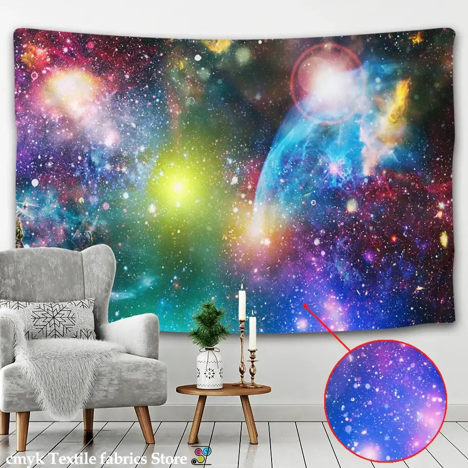 Purple Galaxy Tapestry