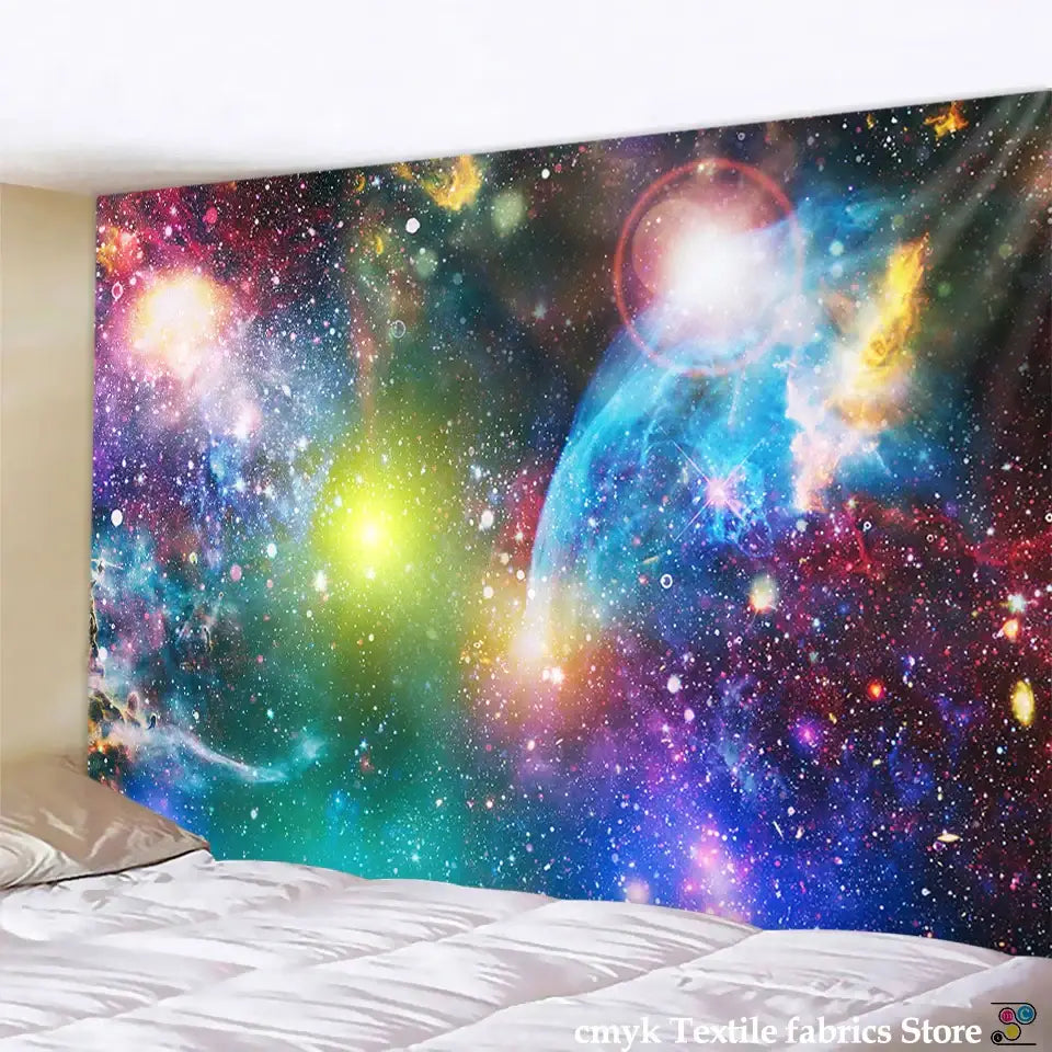 Purple Galaxy Tapestry