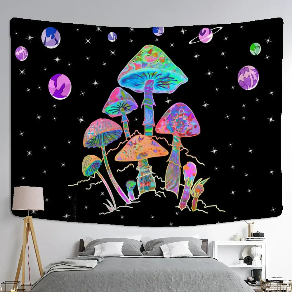 Rainbow Cartoon Tapestry
