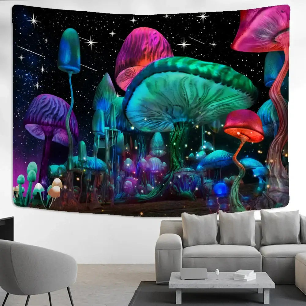 Rainbow Cartoon Tapestry