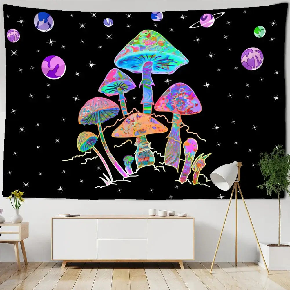 Rainbow Cartoon Tapestry