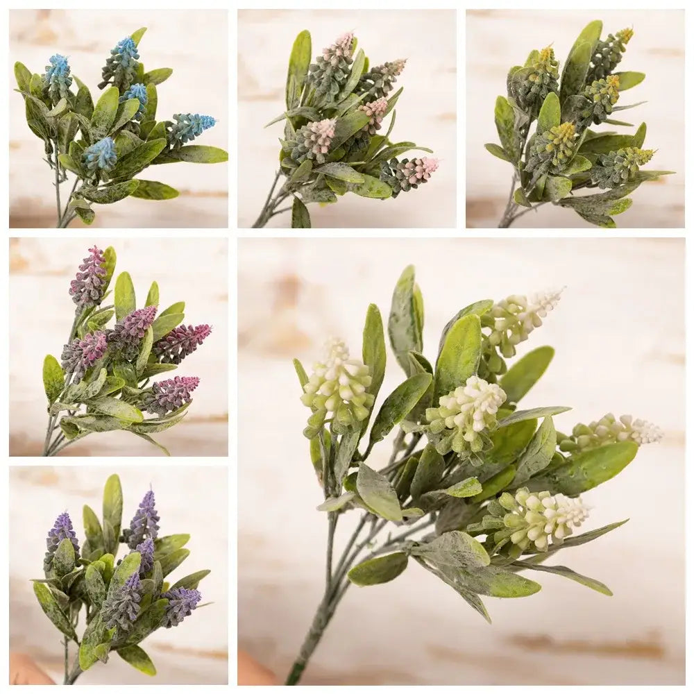 White Lavender Faux Bouquet