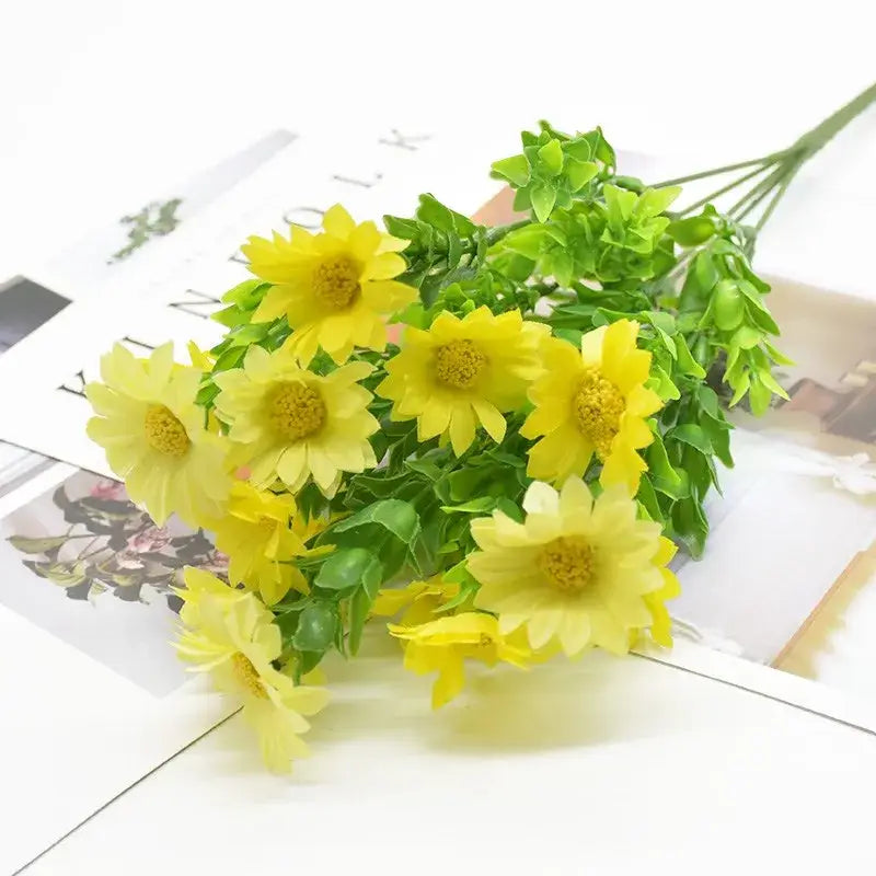 Yellow Daisy Silk Bouquet