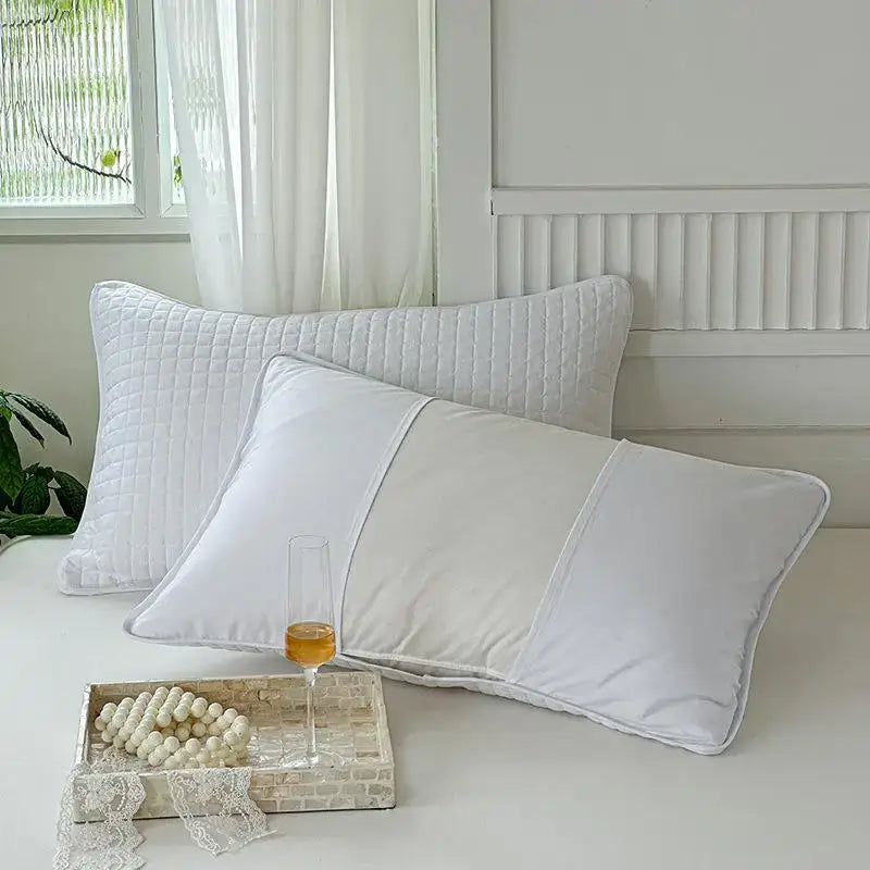 Gray Cotton Pillowcase Set
