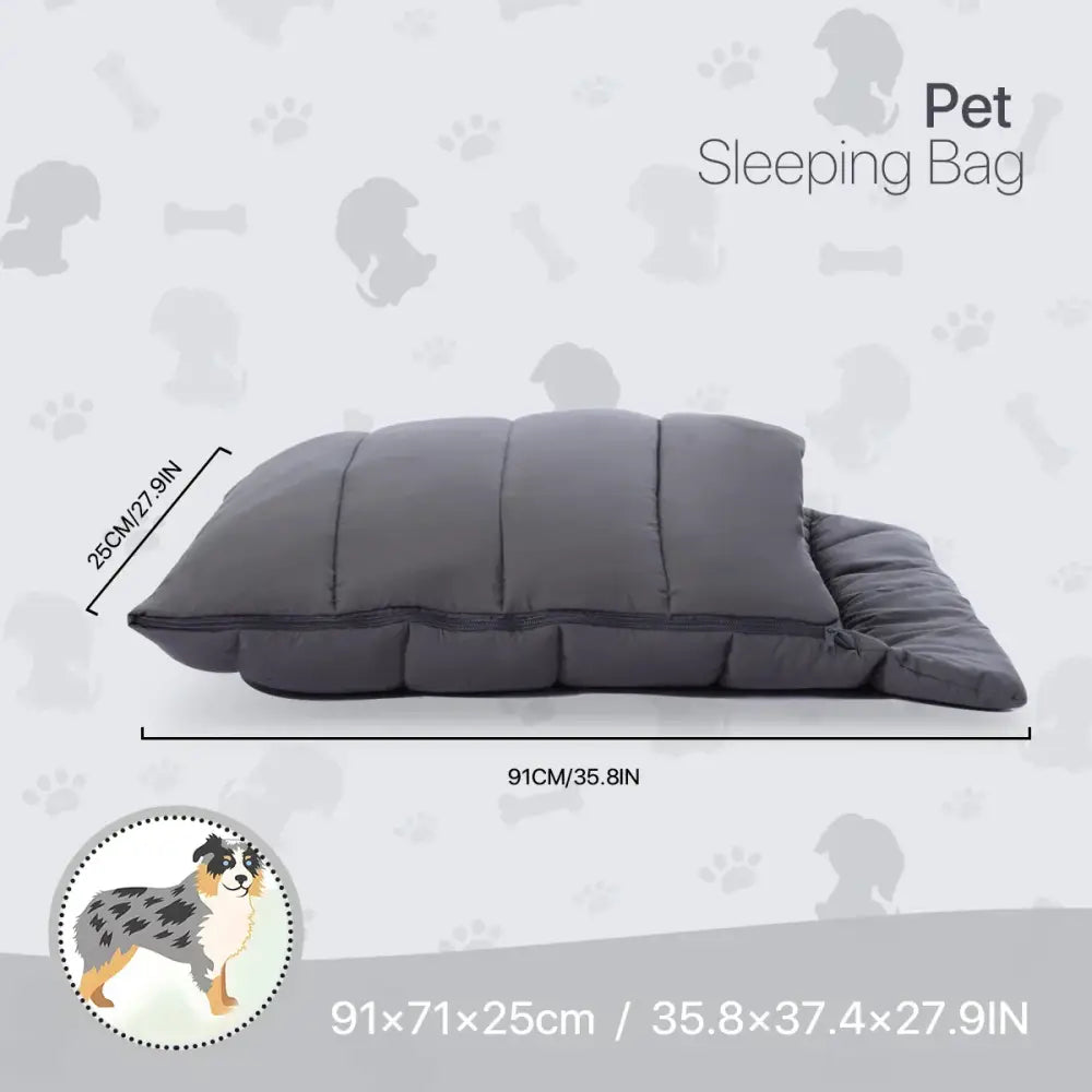 Gray Soft Cat Cave Bed
