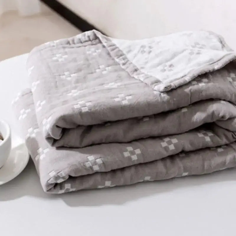 Ivory Cotton Sofa Throw