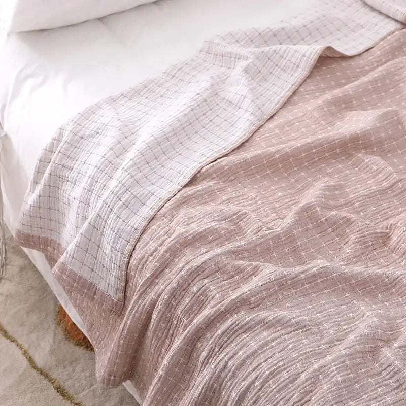 Ivory Cotton Sofa Throw