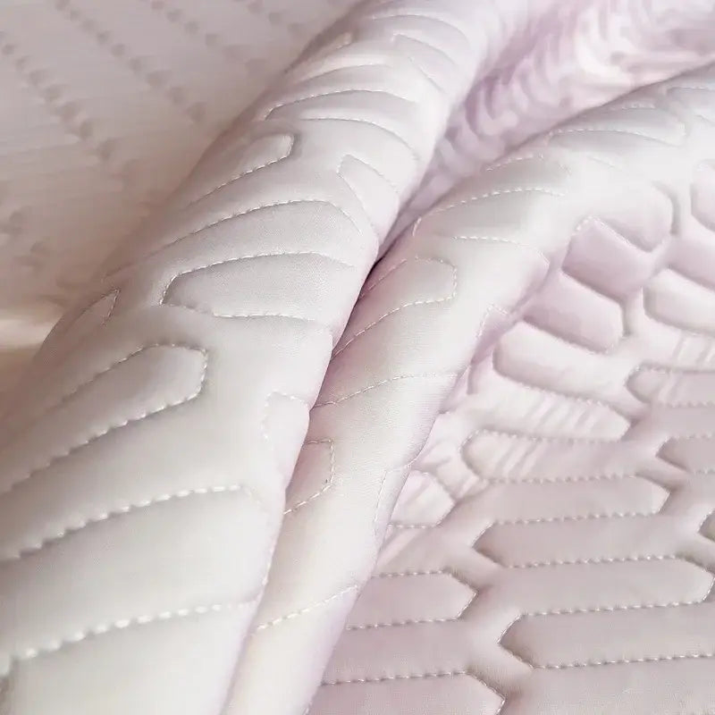 Pink Bed Skirt Set