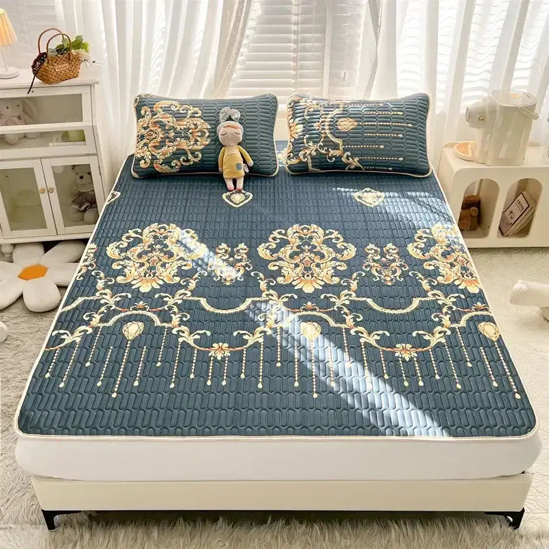 Striped Cartoon Mattress Set