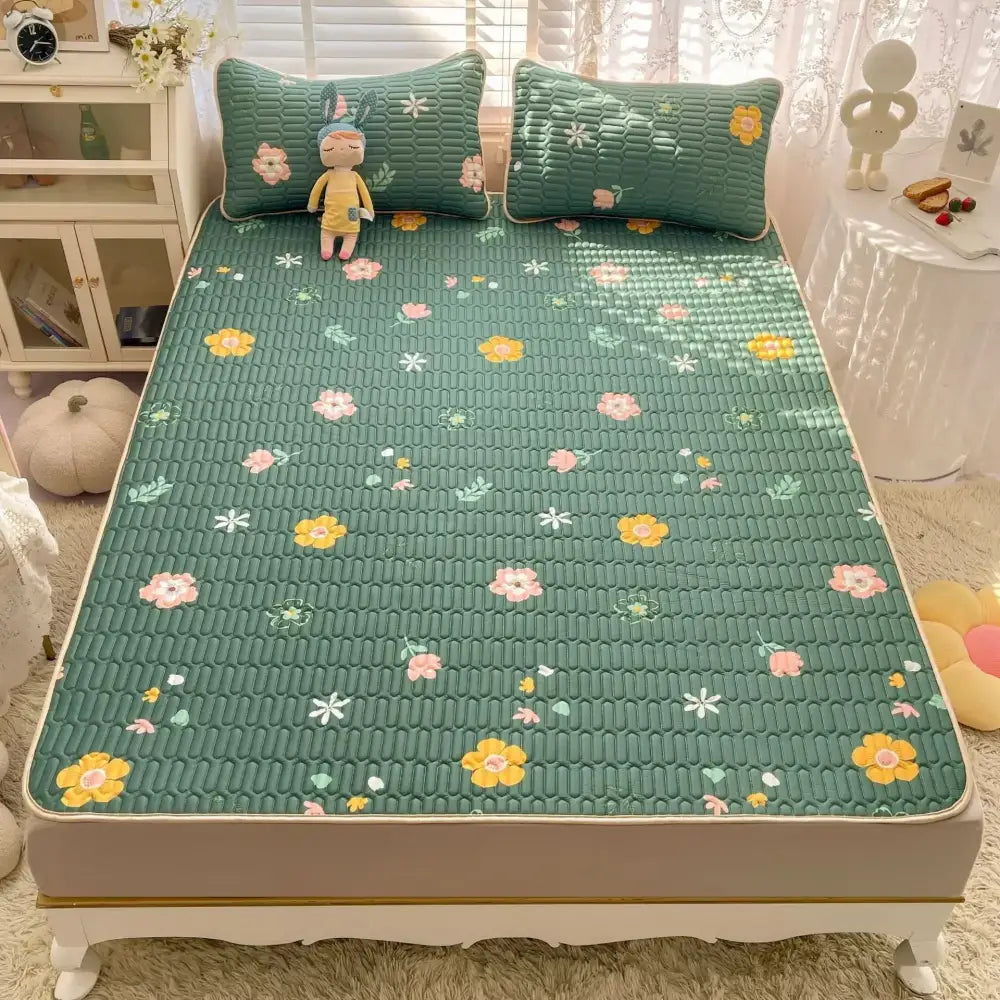 Striped Cartoon Mattress Set