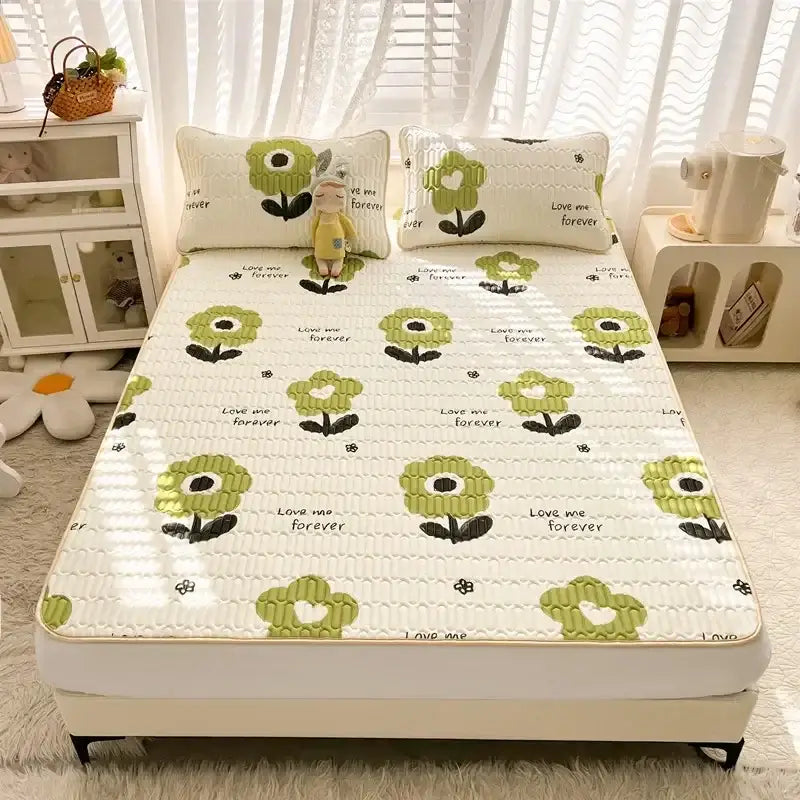 Striped Cartoon Mattress Set