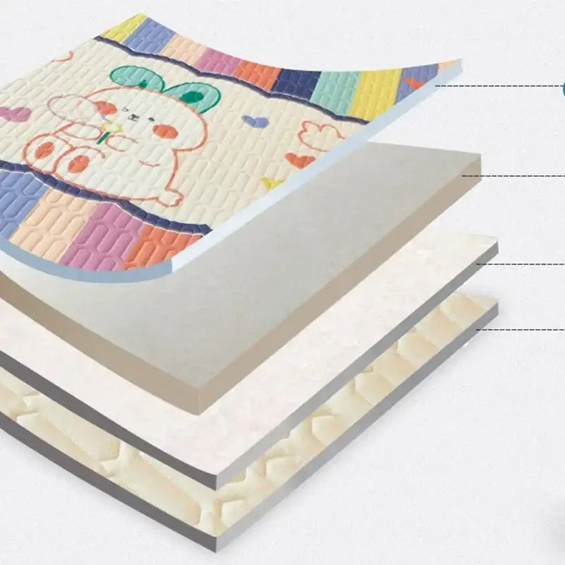 Striped Cartoon Mattress Set