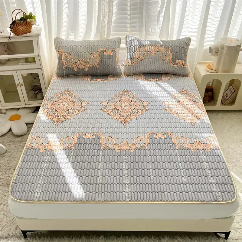 Striped Cartoon Mattress Set