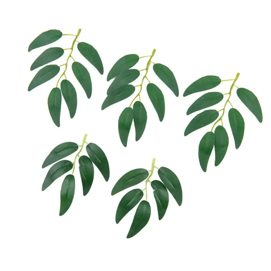 Green Silk Willow Leaves