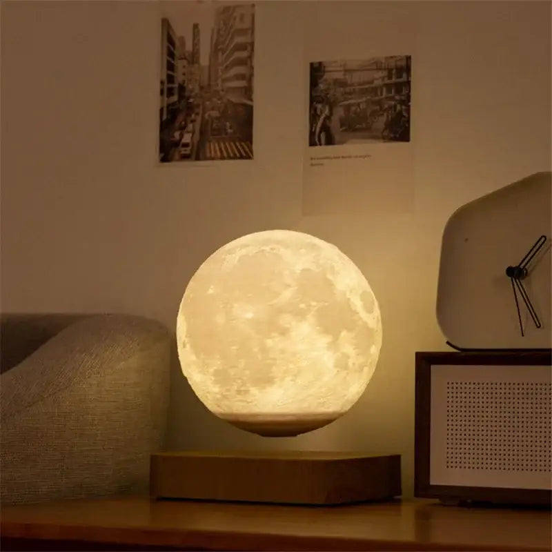 Levitating Moon Night Lamp