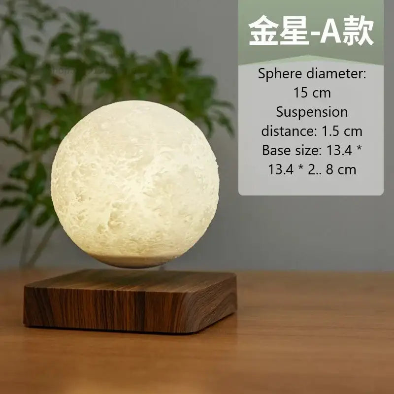 Levitating Moon Night Lamp