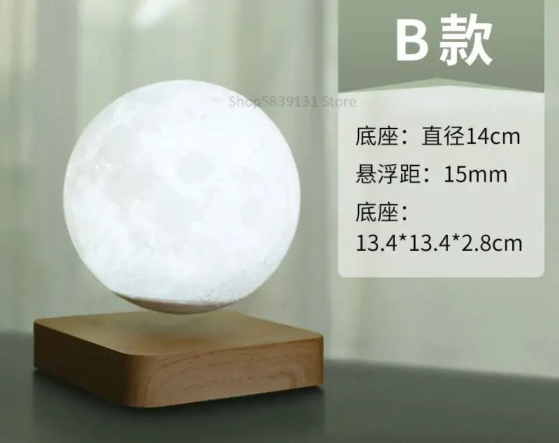 Levitating Moon Night Lamp