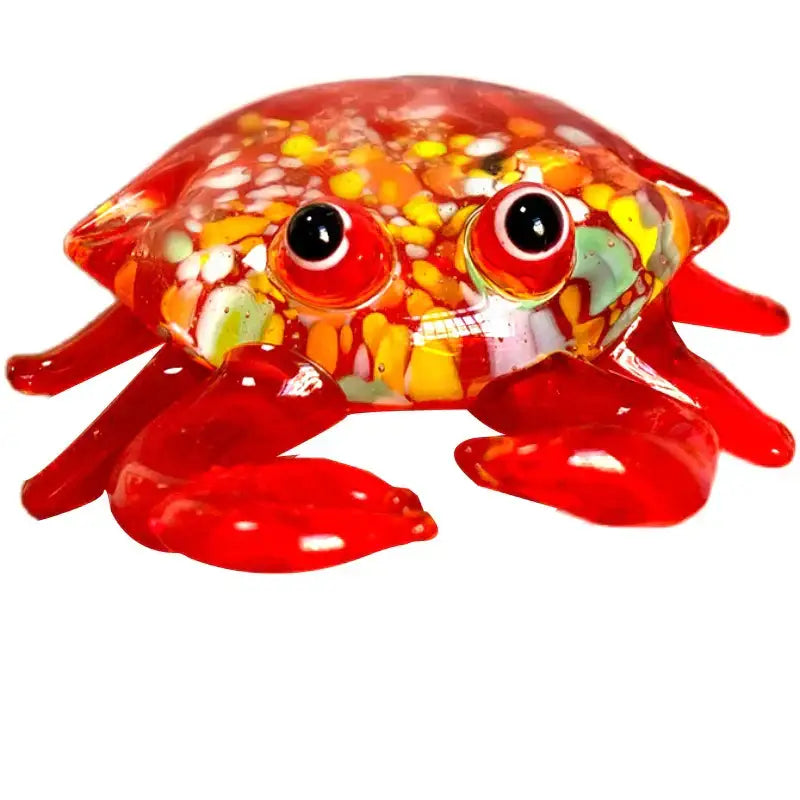 Red Speckled Crab Sculpture