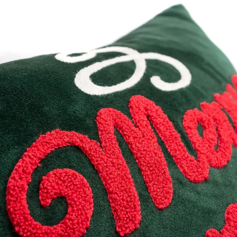 Red Velvet Christmas Pillow