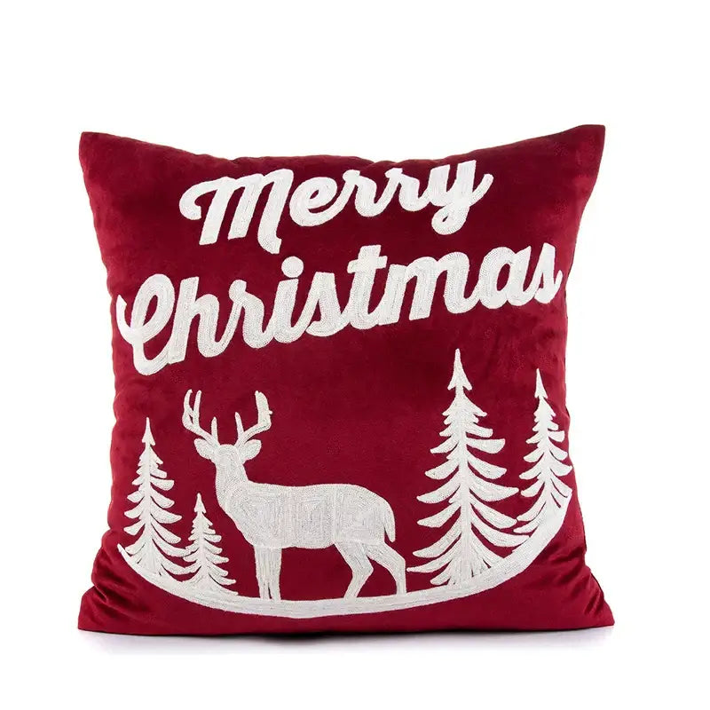 Red Velvet Christmas Pillow