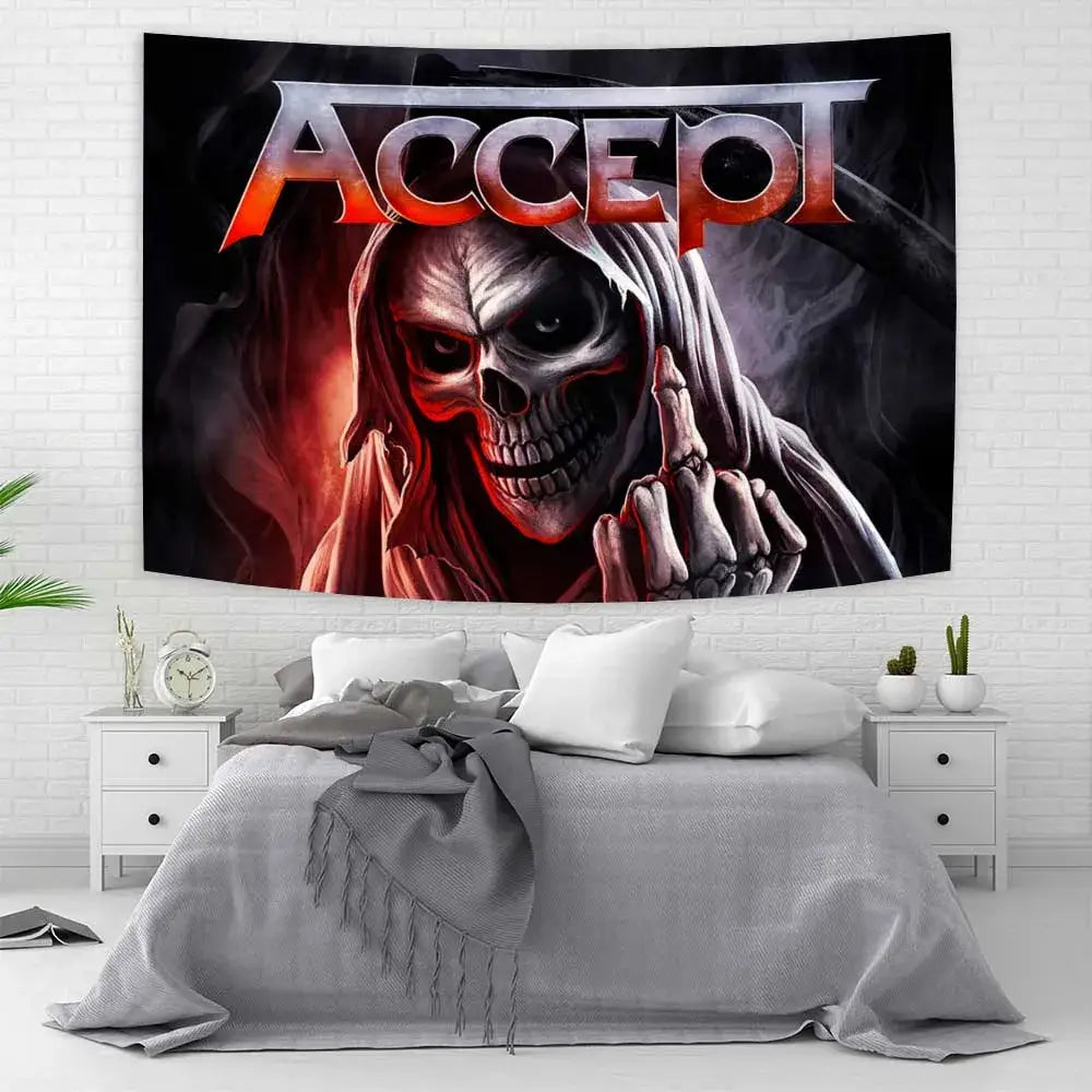 Red Band Tapestry Flag