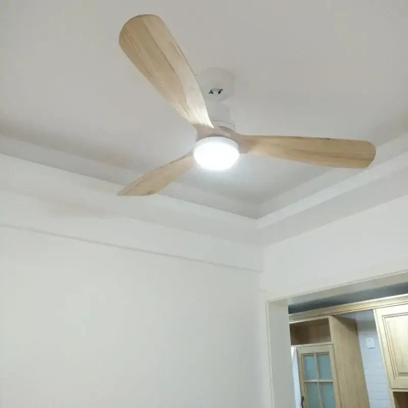 Black Wood Ceiling Fan Light